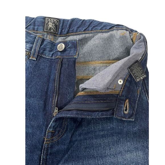 PRPS Women's Gaucho Cropped Wide Leg Jeans Dark Wash 100% Cotton Size 26 New - Picture 8 of 16